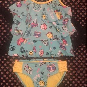 JUSTICE ✌️ peace tankini bikini bathing suit